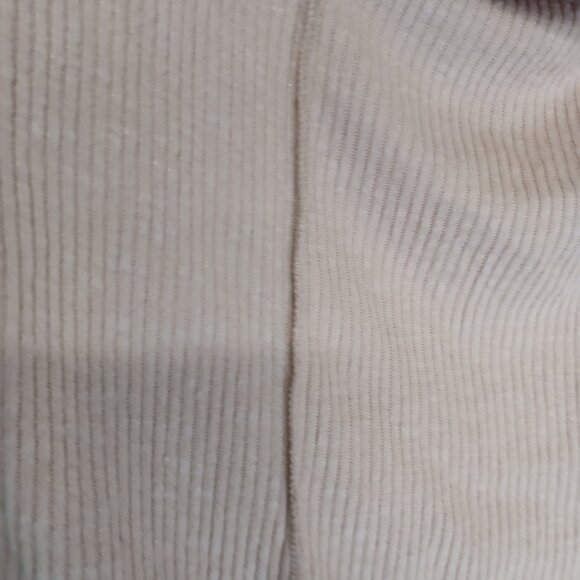 UEC Maurice's Cowl Neck Cinch Shoulder Sweater Blush Pink Ribbed Coquette sz 1X - Picture 11 of 13